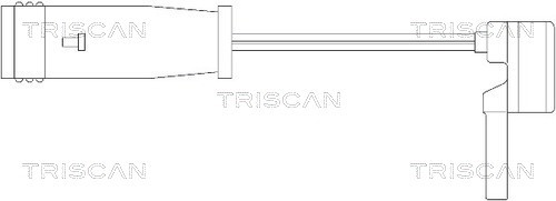 Warning Contact, brake pad wear TRISCAN 811523011