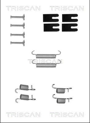 Accessory Kit, parking brake shoes TRISCAN 8105132591