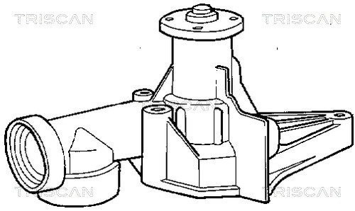 Water Pump, engine cooling TRISCAN 860010856 2