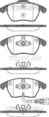 Brake Pad Set, disc brake TRISCAN 811029051