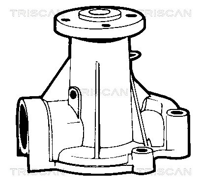 Water Pump, engine cooling TRISCAN 860027101 2