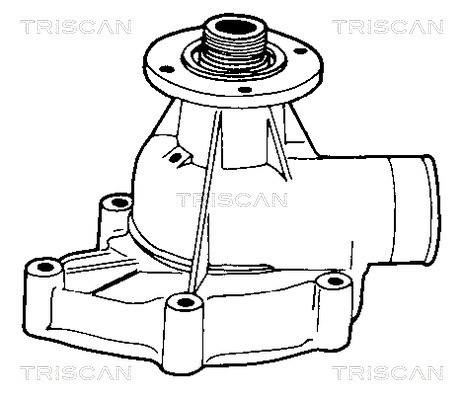 Water Pump, engine cooling TRISCAN 860011024 2