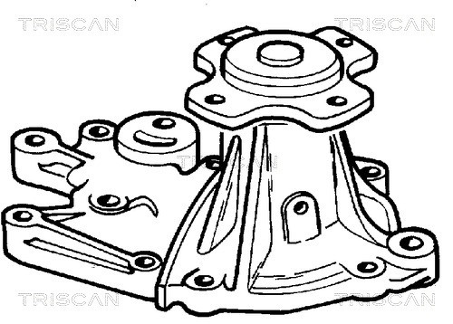 Water Pump, engine cooling TRISCAN 860069001 3