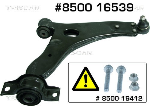 Control/Trailing Arm, wheel suspension TRISCAN 850016539