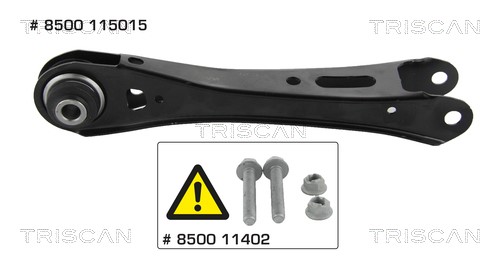 Control/Trailing Arm, wheel suspension TRISCAN 8500115015