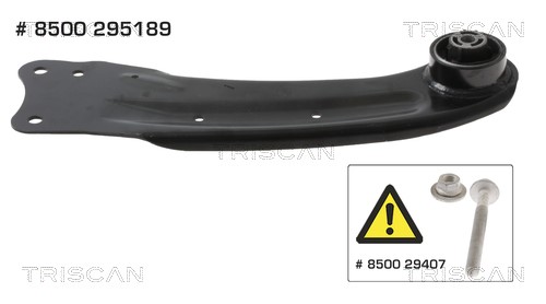 Control/Trailing Arm, wheel suspension TRISCAN 8500295189