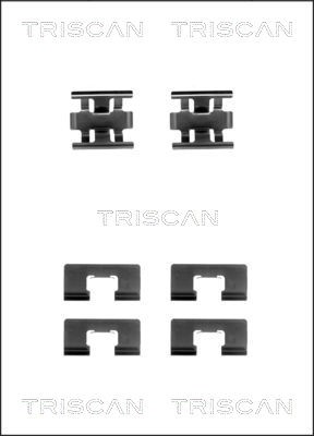 Accessory Kit, disc brake pad TRISCAN 8105401606