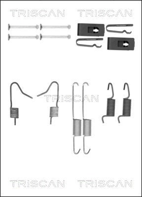 Accessory Kit, parking brake shoes TRISCAN 8105102613