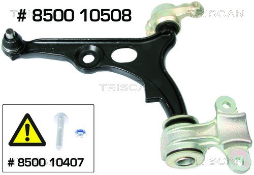 Control/Trailing Arm, wheel suspension TRISCAN 850010508