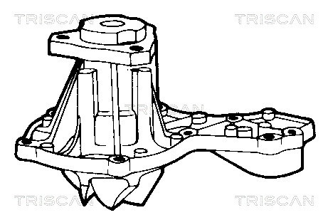 Water Pump, engine cooling TRISCAN 860029140 2