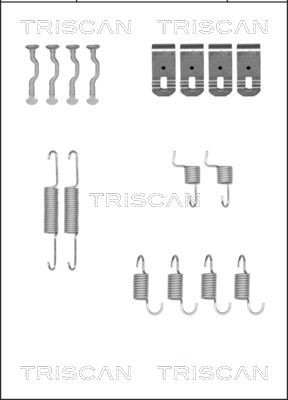 Accessory Kit, parking brake shoes TRISCAN 8105402540