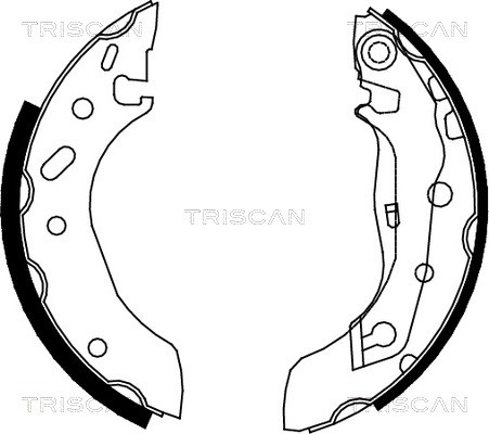 Brake Shoe Set TRISCAN 810010586