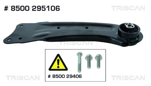 Control/Trailing Arm, wheel suspension TRISCAN 8500295106
