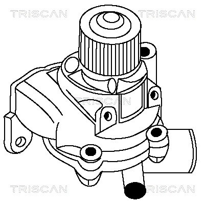 Water Pump, engine cooling TRISCAN 860050946 2