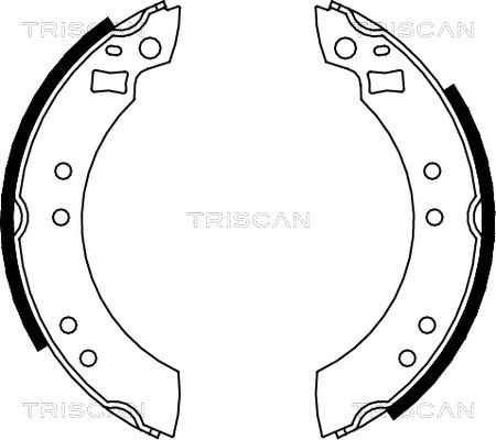 Brake Shoe Set TRISCAN 810010280