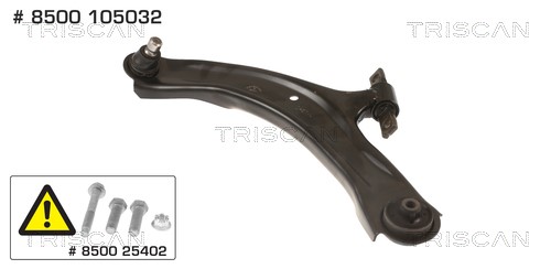 Control/Trailing Arm, wheel suspension TRISCAN 8500105032