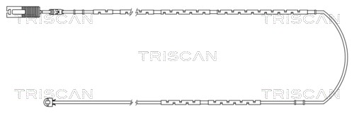 Warning Contact, brake pad wear TRISCAN 811511018