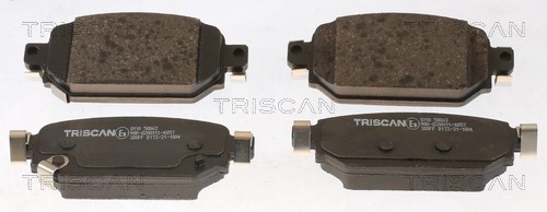 Brake Pad Set, disc brake TRISCAN 811050063