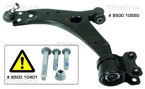 Control/Trailing Arm, wheel suspension TRISCAN 850010550