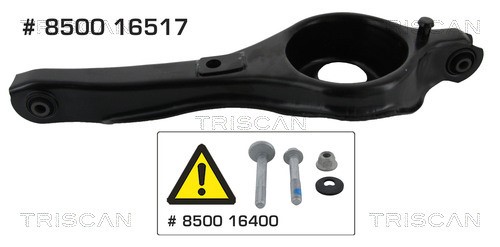Control/Trailing Arm, wheel suspension TRISCAN 850016517