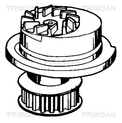 Water Pump, engine cooling TRISCAN 860024051 2
