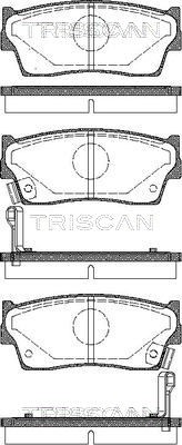 Brake Pad Set, disc brake TRISCAN 811069980
