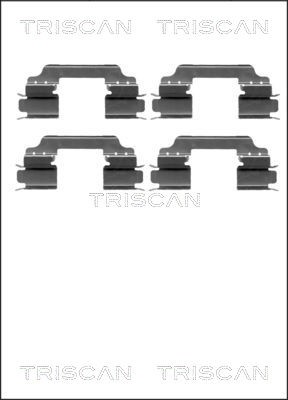 Accessory Kit, disc brake pad TRISCAN 8105231596