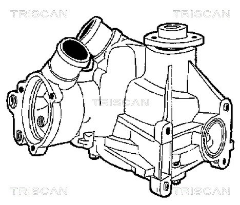 Water Pump, engine cooling TRISCAN 860023009 2