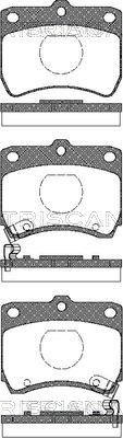 Brake Pad Set, disc brake TRISCAN 811018001