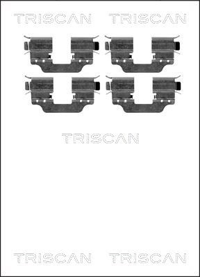 Accessory Kit, disc brake pad TRISCAN 8105231597