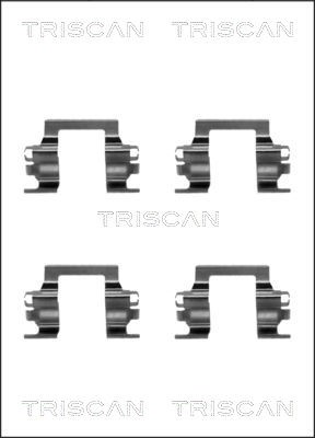 Accessory Kit, disc brake pad TRISCAN 8105601609