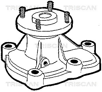 Water Pump, engine cooling TRISCAN 860024004 2