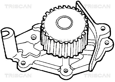 Water Pump, engine cooling TRISCAN 860014923 2