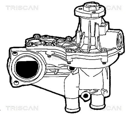 Water Pump, engine cooling TRISCAN 860029003 2