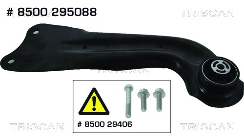 Control/Trailing Arm, wheel suspension TRISCAN 8500295088