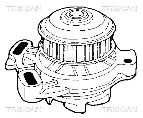 Water Pump, engine cooling TRISCAN 860029392 2