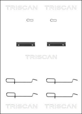 Accessory Kit, disc brake pad TRISCAN 8105101592