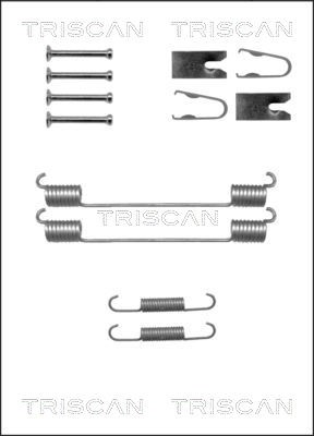 Accessory Kit, brake shoes TRISCAN 8105102612