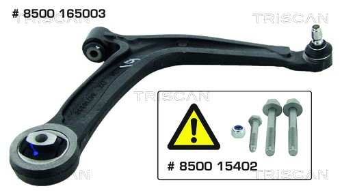 Control/Trailing Arm, wheel suspension TRISCAN 8500165003