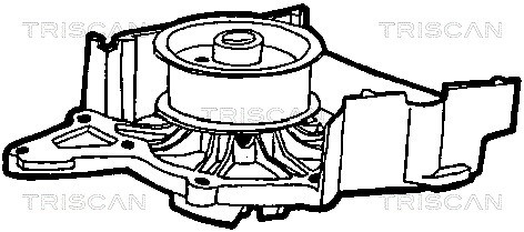 Water Pump, engine cooling TRISCAN 860029961 2