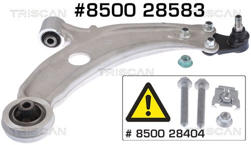 Control/Trailing Arm, wheel suspension TRISCAN 850028583