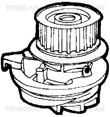 Water Pump, engine cooling TRISCAN 860024894 2