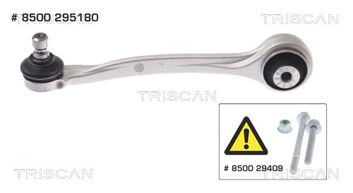 Control/Trailing Arm, wheel suspension TRISCAN 8500295180