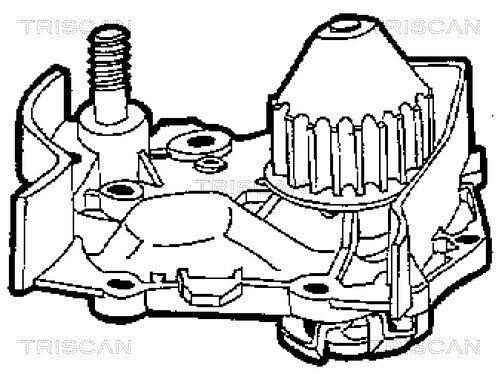 Water Pump, engine cooling TRISCAN 860025009 2
