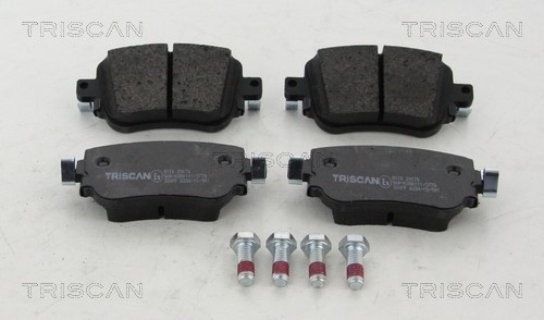 Brake Pad Set, disc brake TRISCAN 811029176