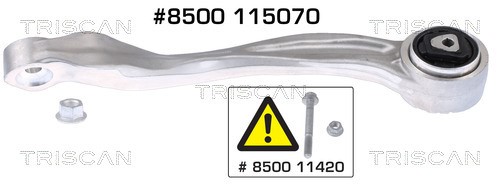 Control/Trailing Arm, wheel suspension TRISCAN 8500115070