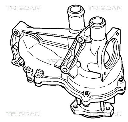 Water Pump, engine cooling TRISCAN 860029002 2