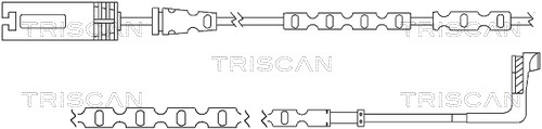 Warning Contact, brake pad wear TRISCAN 811511055