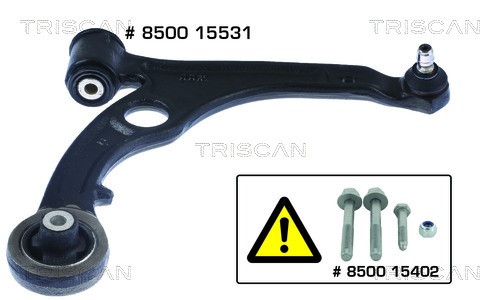 Control/Trailing Arm, wheel suspension TRISCAN 850015531