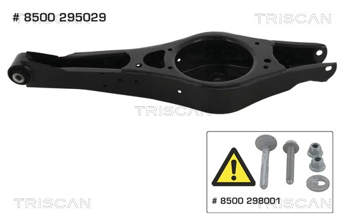 Control/Trailing Arm, wheel suspension TRISCAN 8500295029